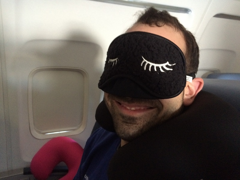 Matt on the plane