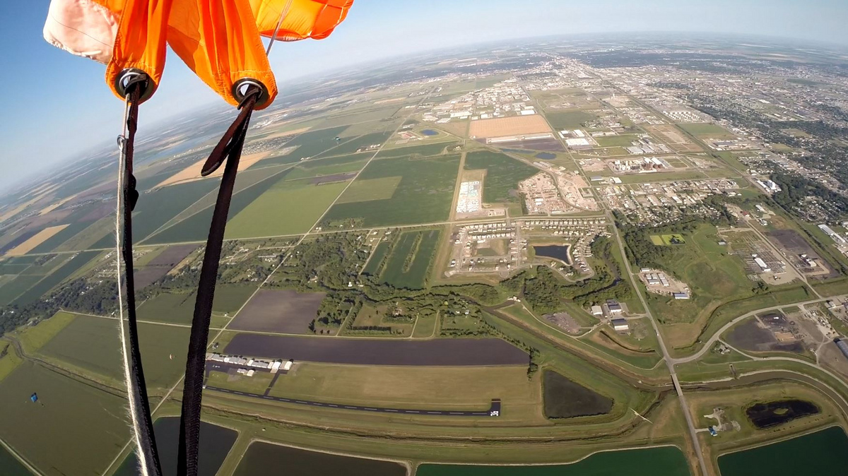 Skydive Fargo Aerial