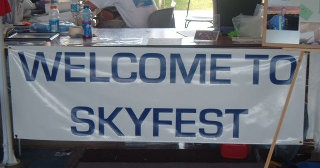 Skyfest Sign