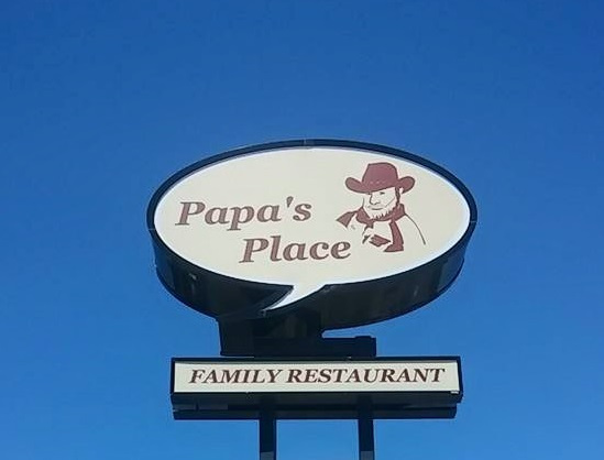 Papa's Place Sign