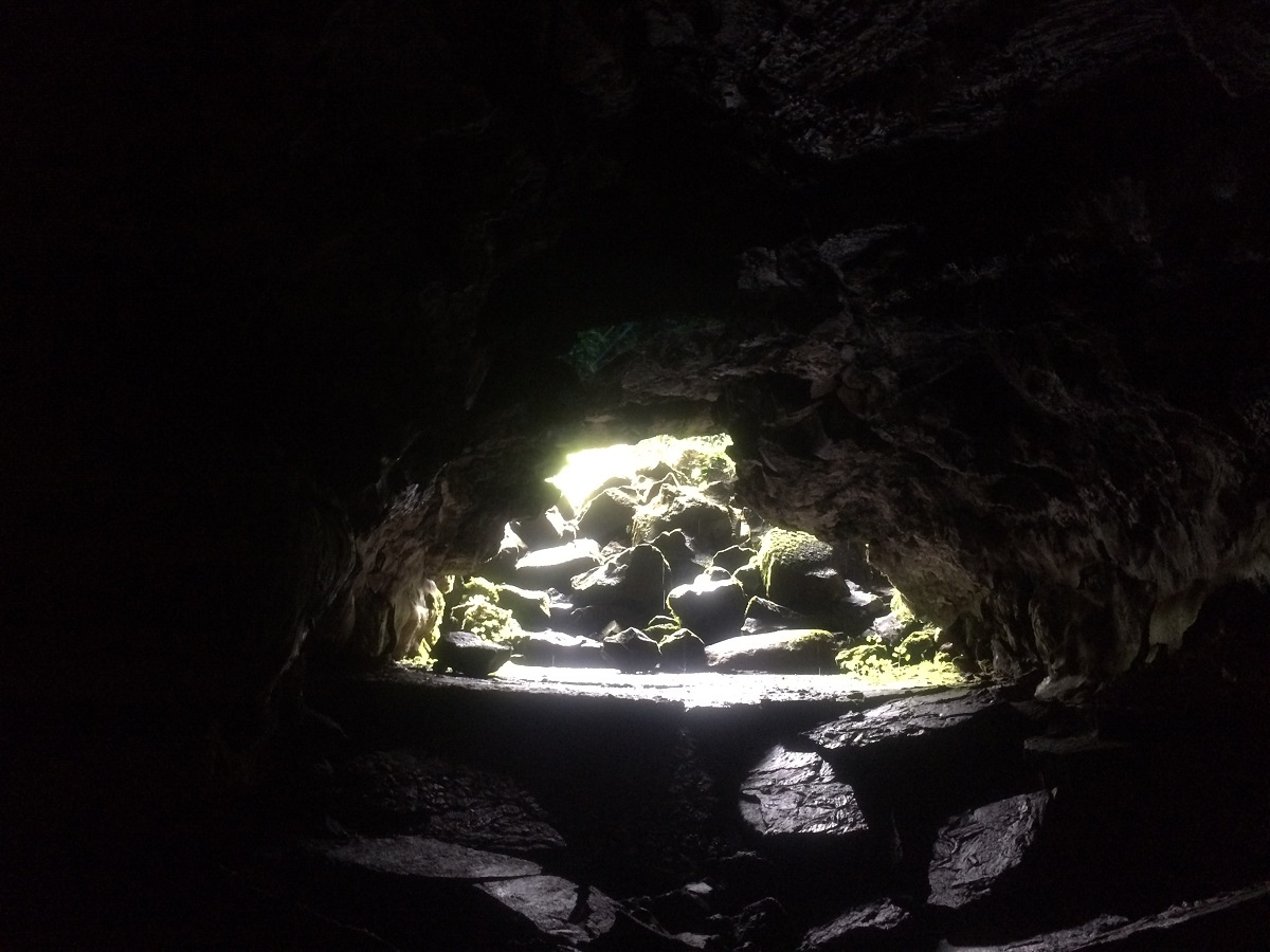 Kaumana Cave - The view out