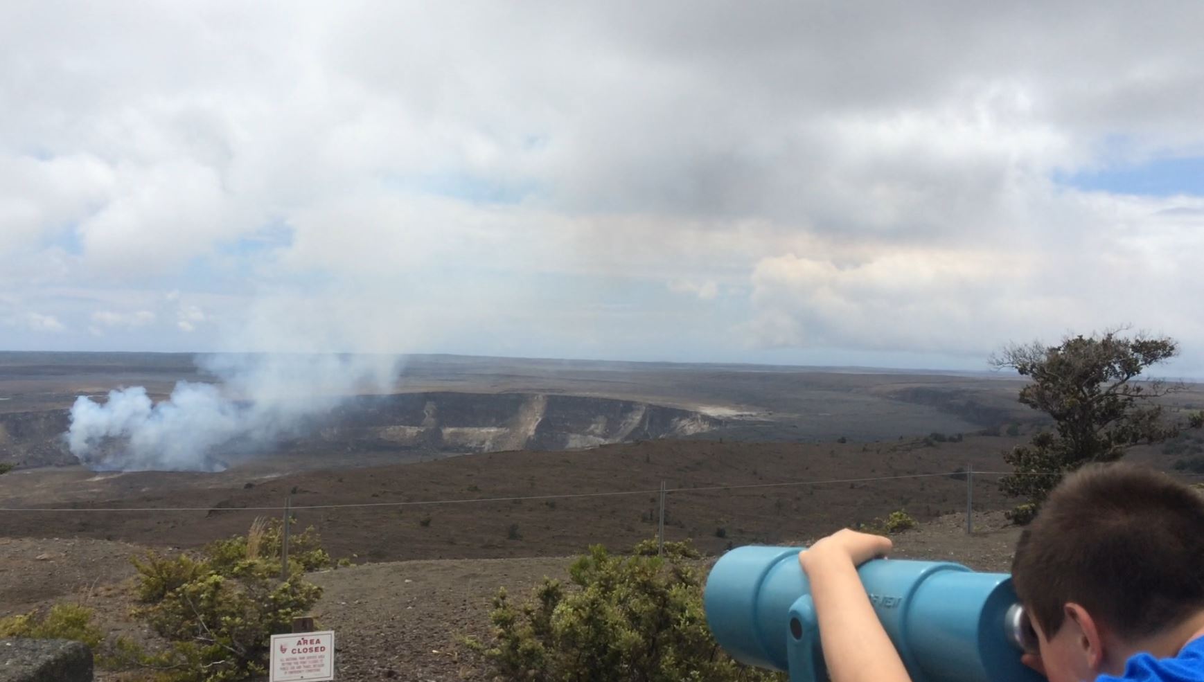 Price Checking Out the Volcano